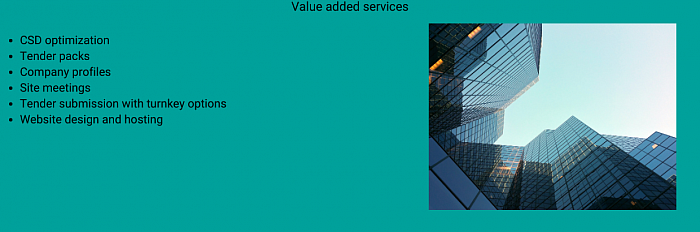 VALUE ADDED SERVICES